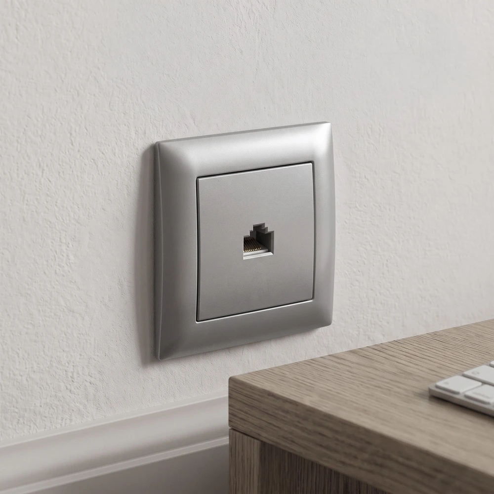 Toolight Rj45 Lizdas Oste Jnh010-s Pilkas