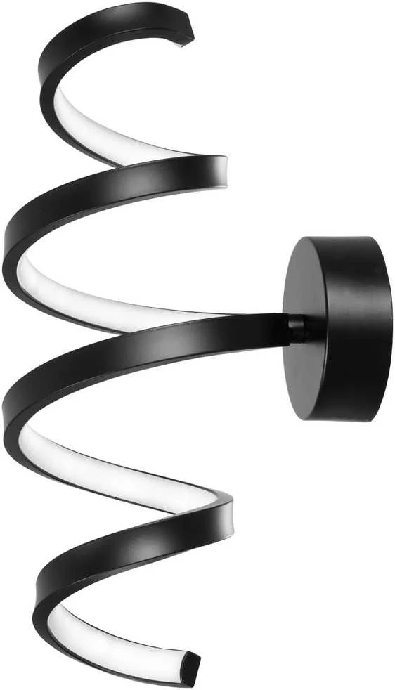 Sieninis šviestuvas Toolight SIENINĖ LAMPA LED SIENINĖ LAMPA SPRING APP826-W Juodas Matinis