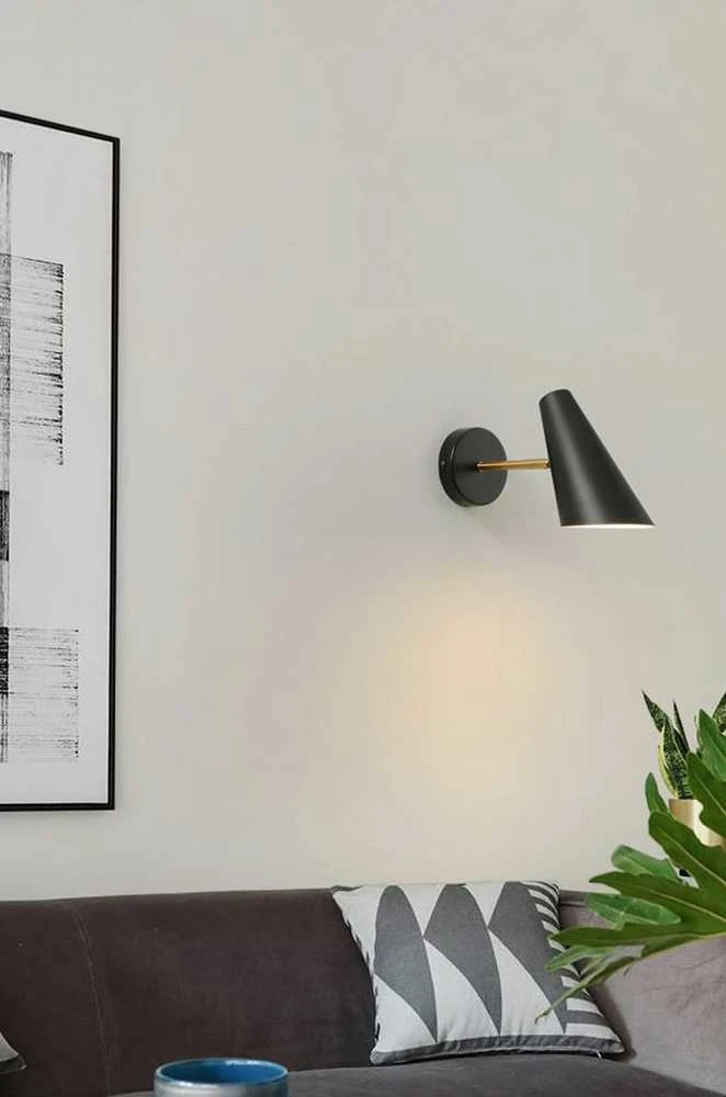 Sieninis šviestuvas Toolight Sieninė lempa APP1141-1W Juodas