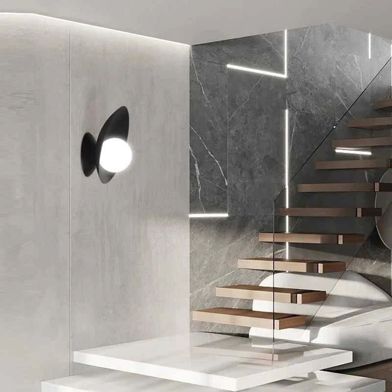 Sieninis šviestuvas Toolight Sieninė lempa APP1188-1W Juodas