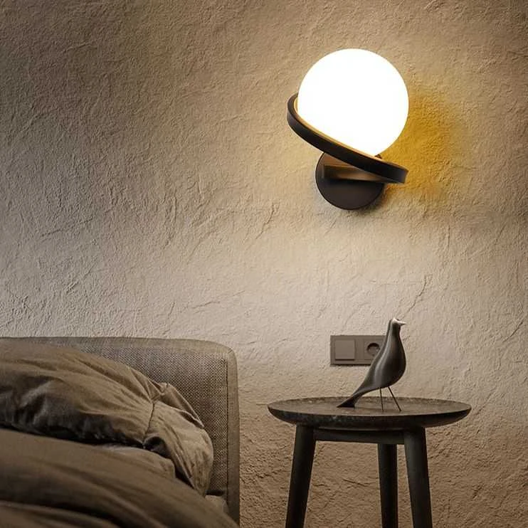 Sieninis šviestuvas Toolight Sieninė lempa APP1209-1W Juodas