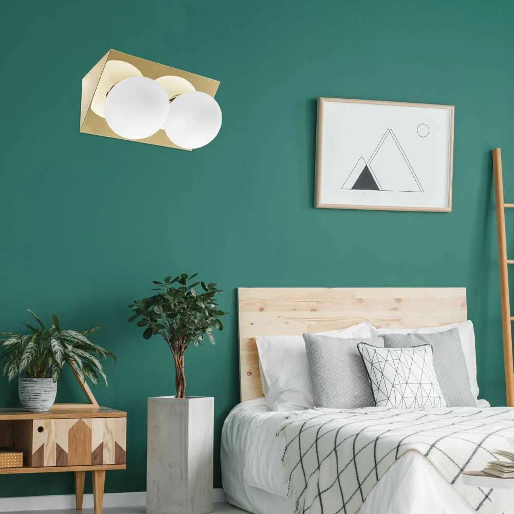 Sieninis šviestuvas Toolight Sieninė lempa APP1229-2W Gold