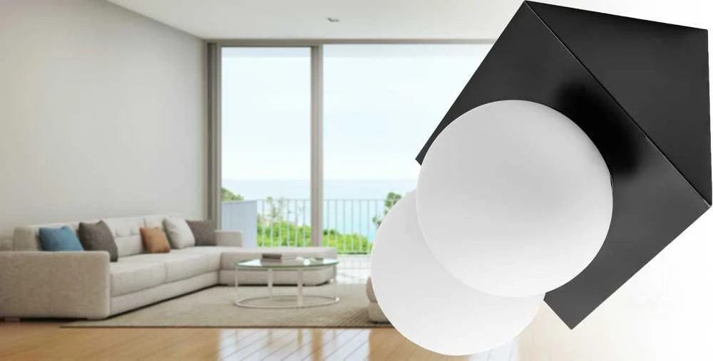 Sieninis šviestuvas Toolight Sieninė lempa APP1230-2W Juodas