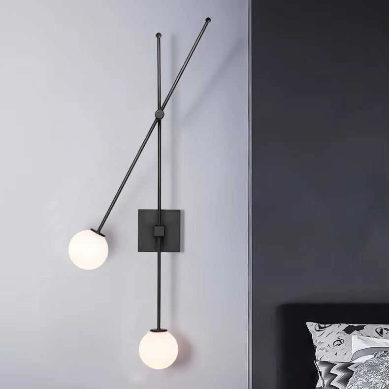Sieninis šviestuvas Toolight Sieninė lempa APP1595-2W juodas
