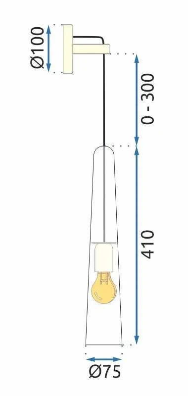 Sieninis šviestuvas Toolight Sieninė lempa APP896-1W GOLD