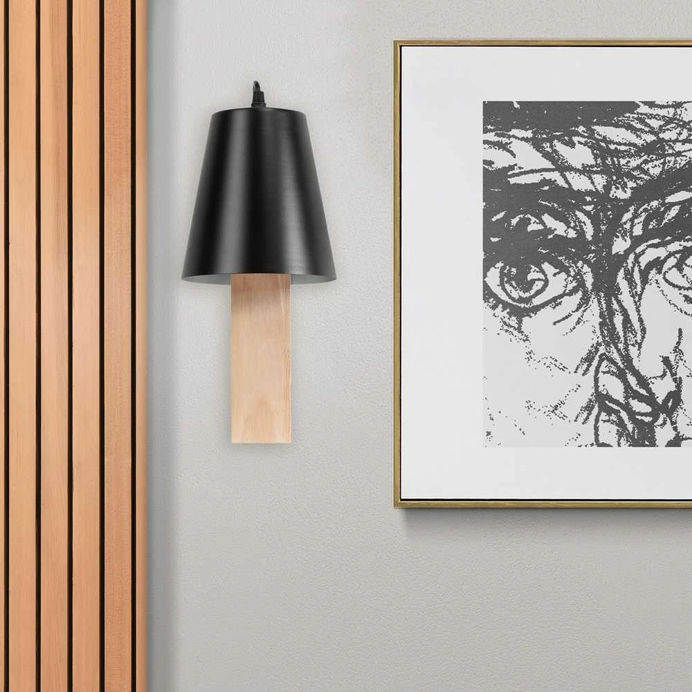 Sieninis šviestuvas Toolight Sieninė lempa LOFT APP1279-1W Juodas