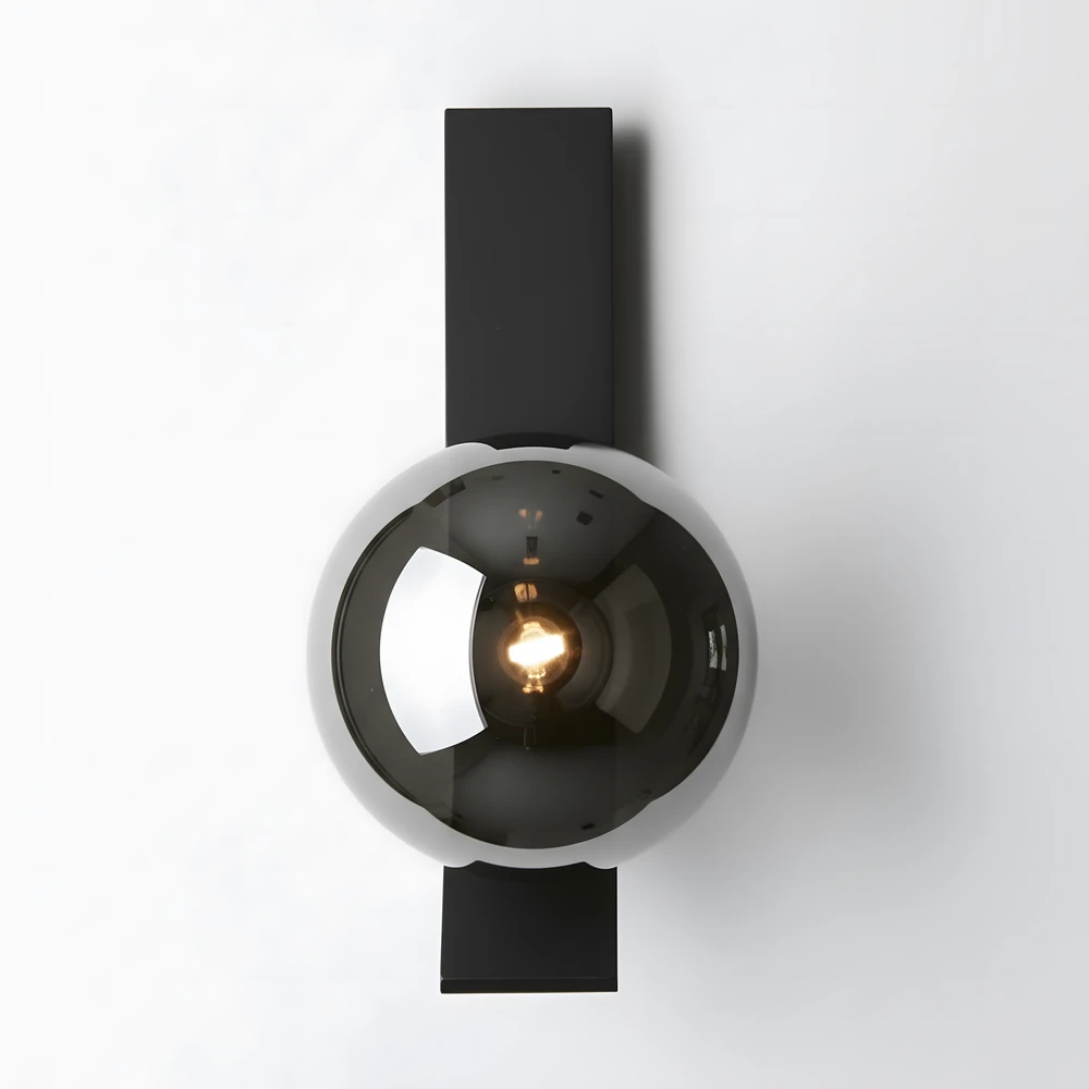 Toolight SIENINIS ŠVIESTUVAS APP1757-1W Juodas CHROMAS