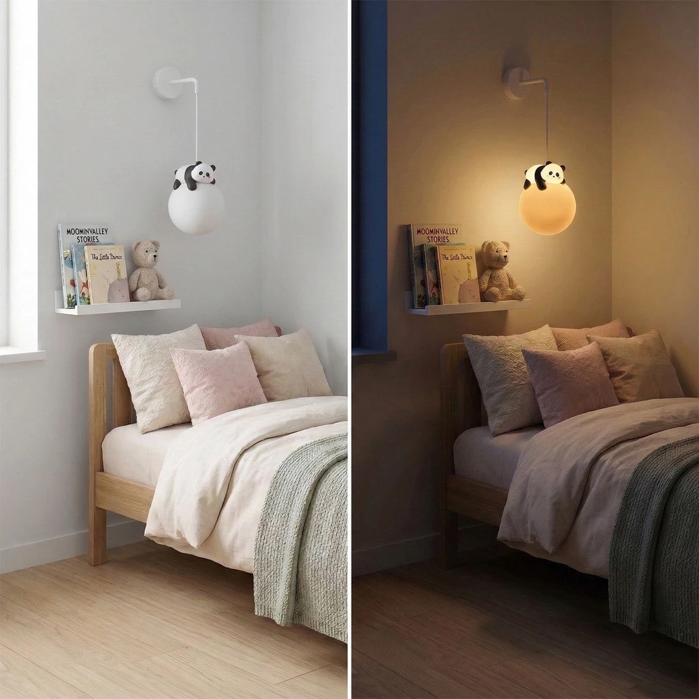 Toolight SIENINIS ŠVIESTUVAS BRA PANDA G163-1W