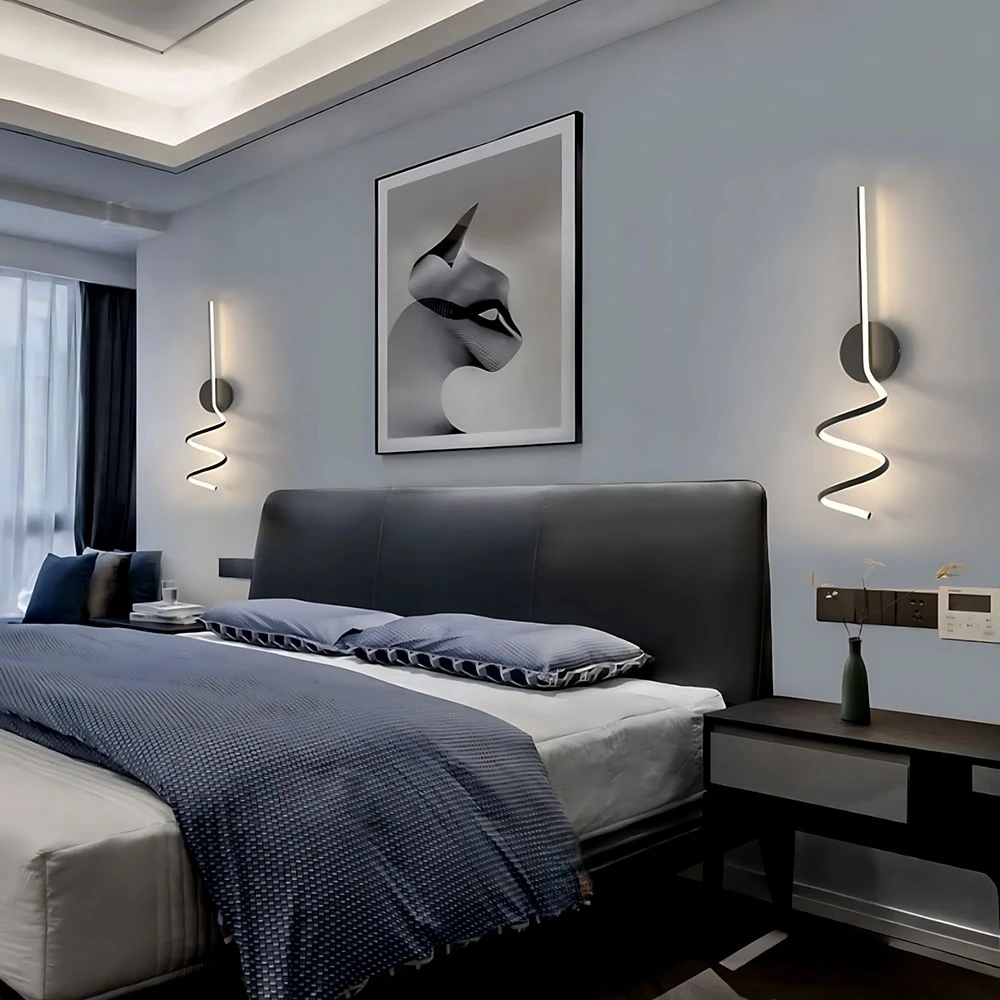 Toolight SIENINIS ŠVIESTUVAS LED LHJ061-W Juodas