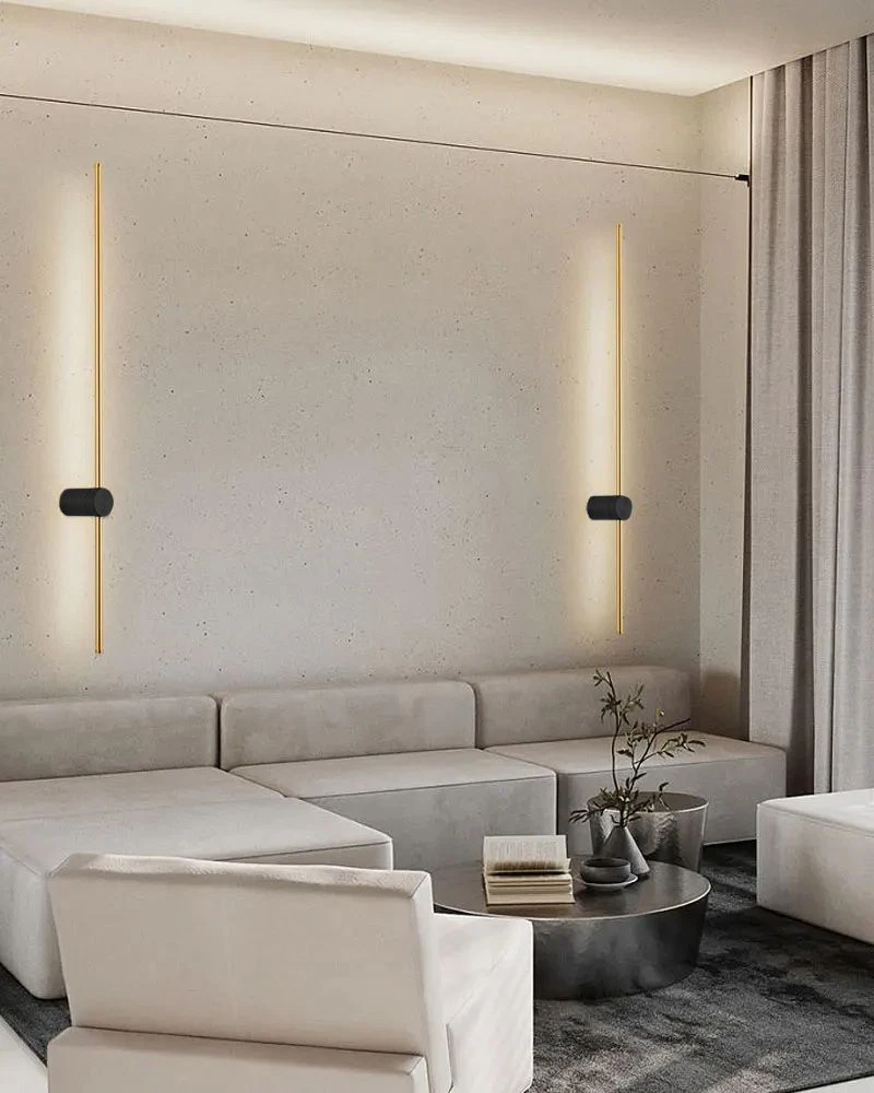 Toolight SIENINIS ŠVIESTUVAS LED LHJ062-W Juodas GOLD