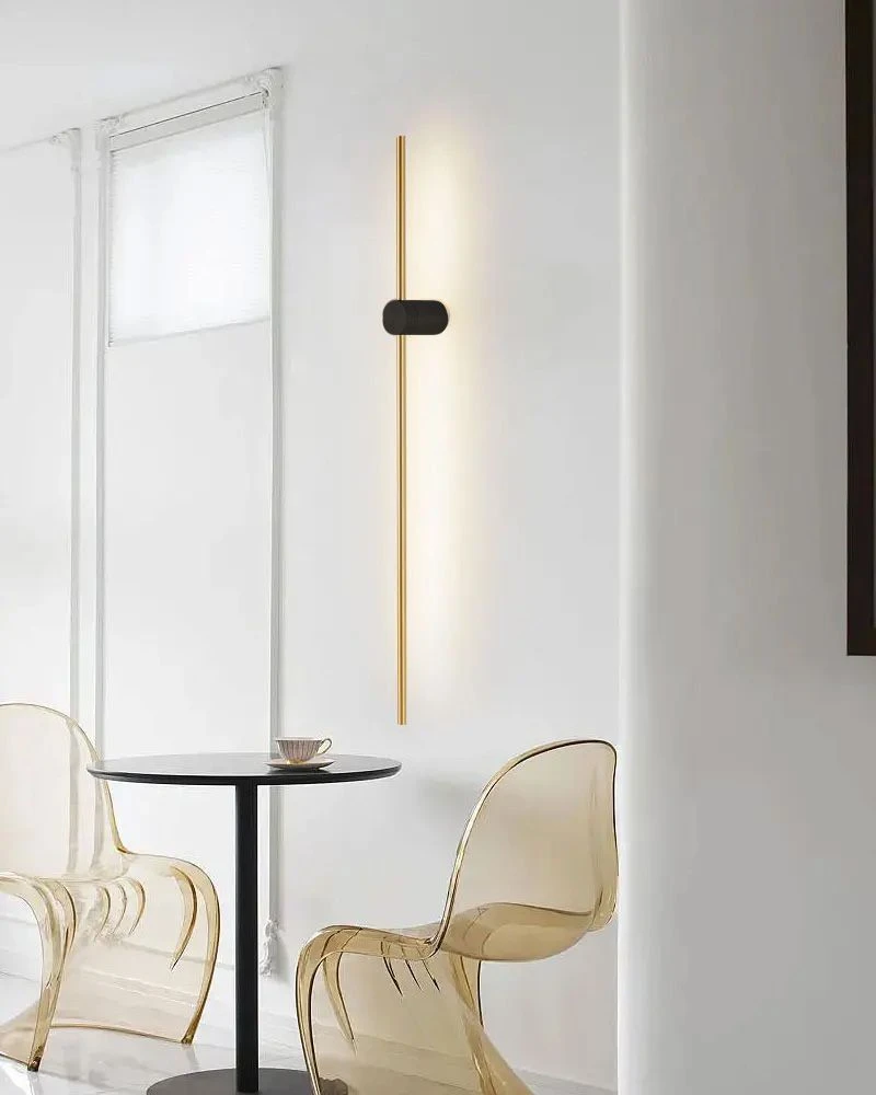 Toolight SIENINIS ŠVIESTUVAS LED LHJ062-W Juodas GOLD
