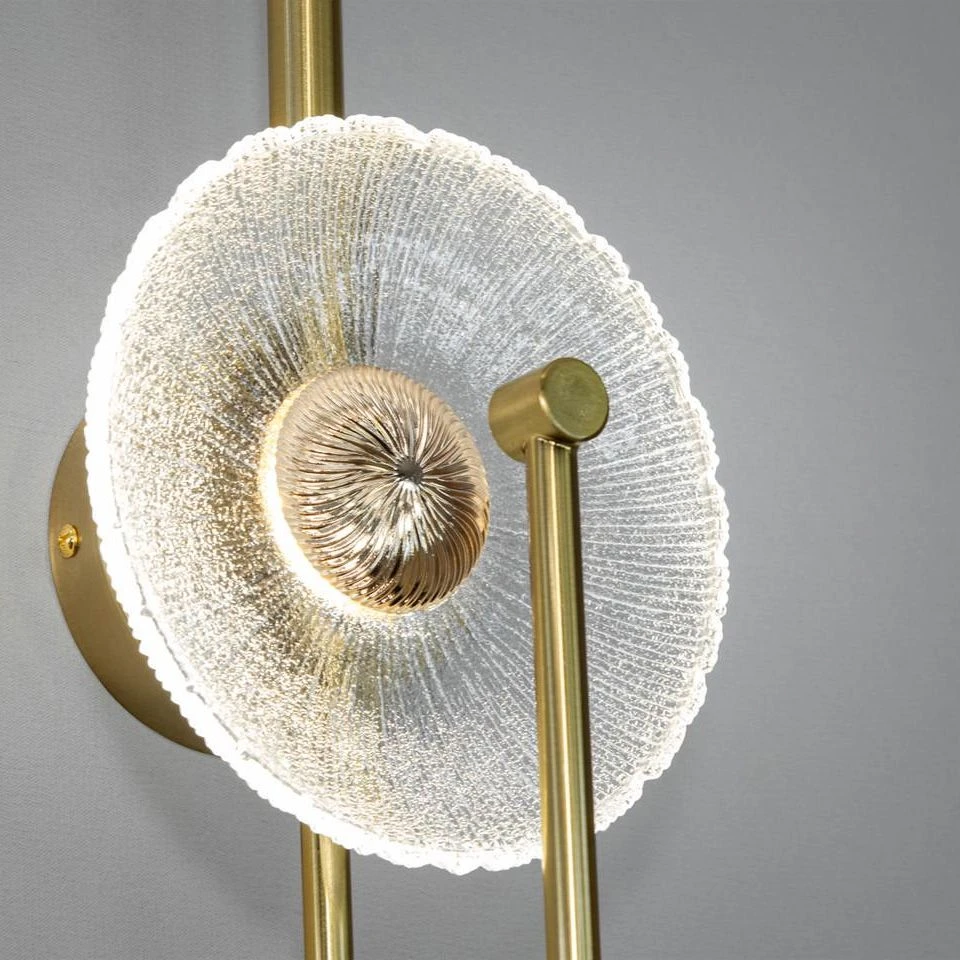 Toolight SIENINIS ŠVIESTUVAS LED LHJ072-W BRUSH GOLD