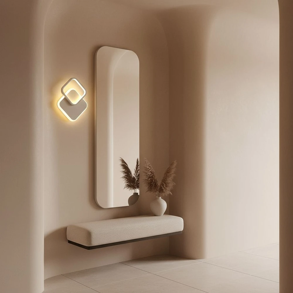 Toolight SIENINIS ŠVIESTUVAS LED LHJ080-W Baltas