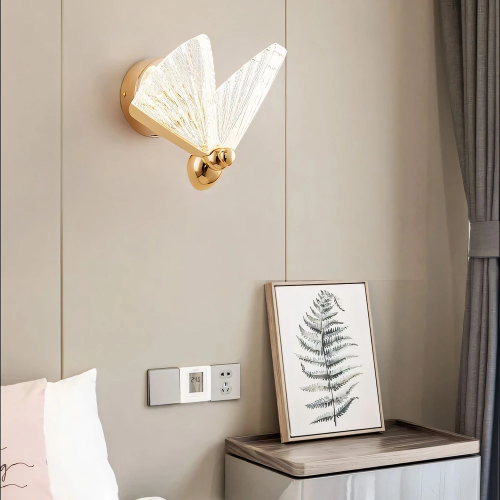 Toolight SIENINIS ŠVIESTUVAS LED LHJ104-1W LIGHT ROSE GOLD