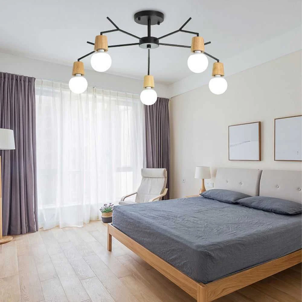 Lubinis šviestuvas Toolight Skandinavijos lubų lempa Metal APP694-5C