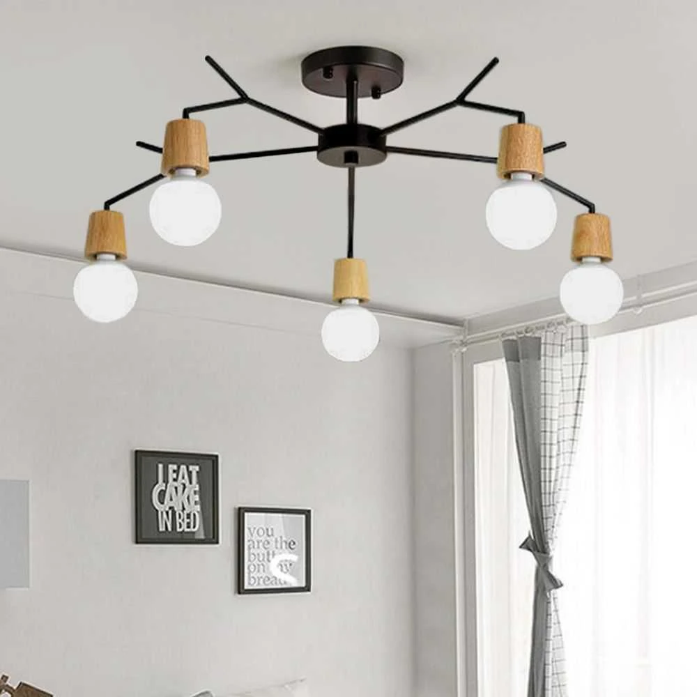 Lubinis šviestuvas Toolight Skandinavijos lubų lempa Metal APP694-5C