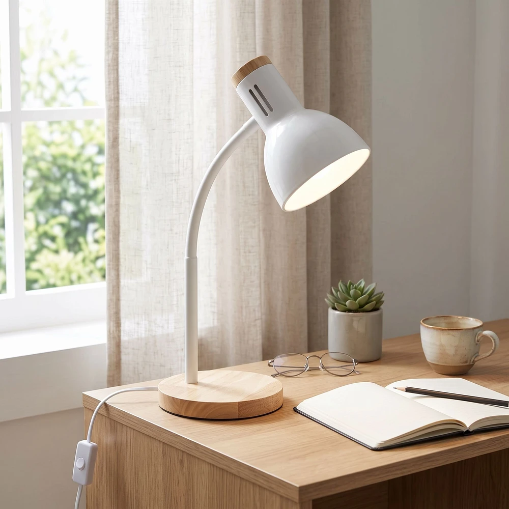Toolight Stalinė Lempa Jnh046-1t Baltas