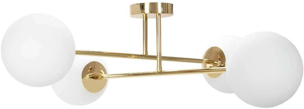 Toolight Stiklo sferos lubinis šviestuvas APP1248-4CP Gold