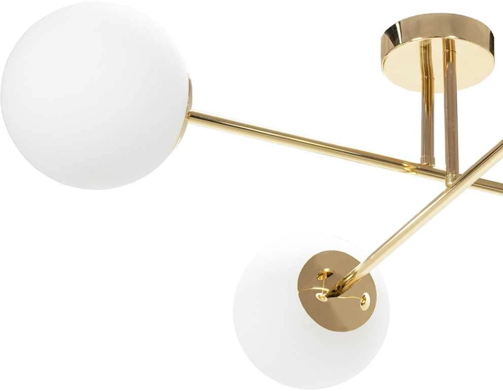 Toolight Stiklo sferos lubinis šviestuvas APP1248-4CP Gold