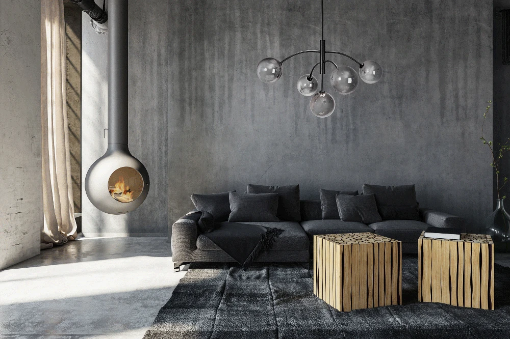 Toolight Stiklo sferos lubinis šviestuvas APP1021-6CP