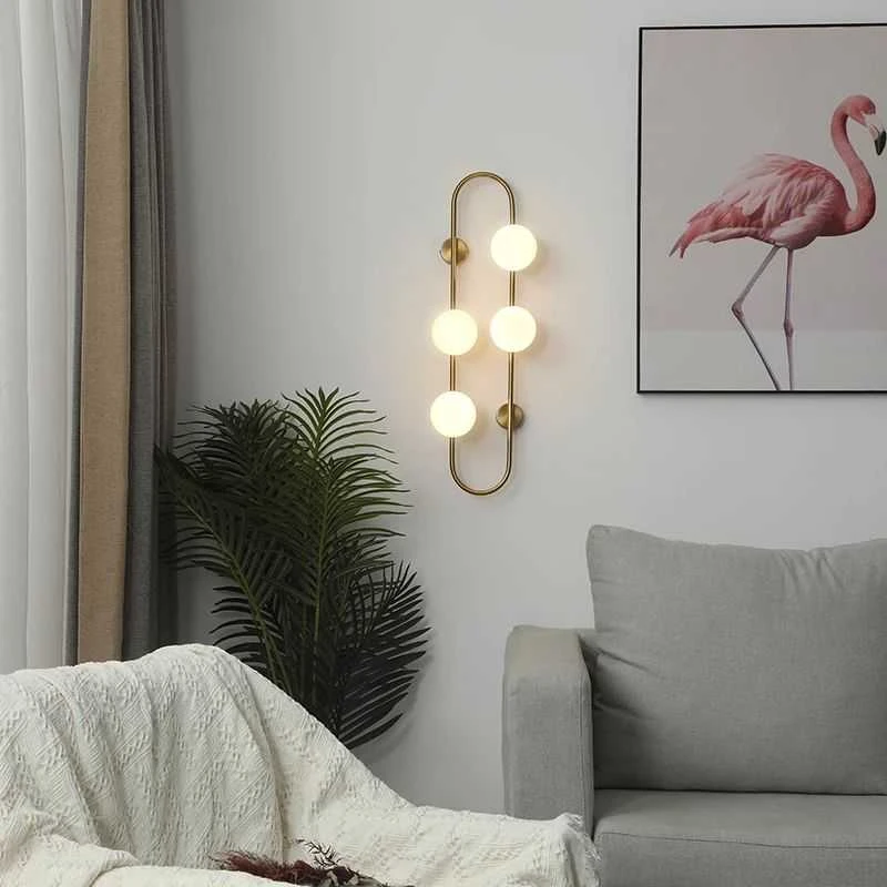 Sieninis šviestuvas Toolight Šviestuvas APP1144-4W auksinė