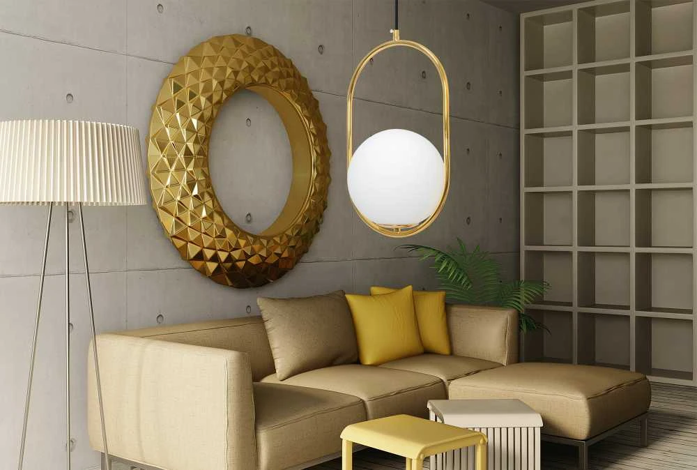 Pakabinamas šviestuvas Toolight Šviestuvas APP473-1CP Gold