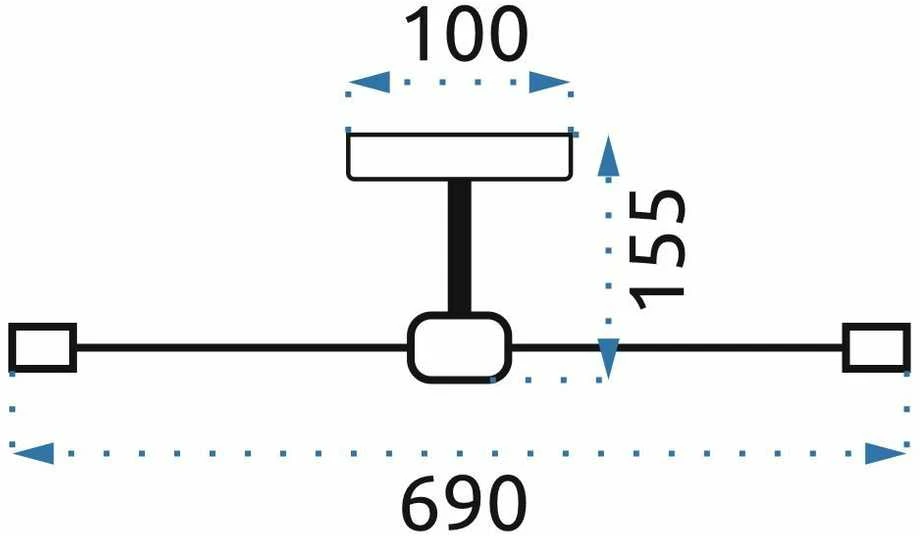 Pakabinamas šviestuvas Toolight Šviestuvas APP501-6C