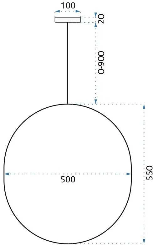 Pakabinamas šviestuvas Toolight Šviestuvas APP967-1CP Juodas