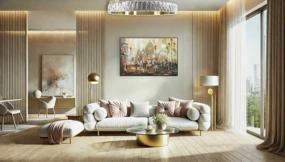 Lubinis šviestuvas Toolight Šviestuvas LED APP1506-C BRUSH GOLD