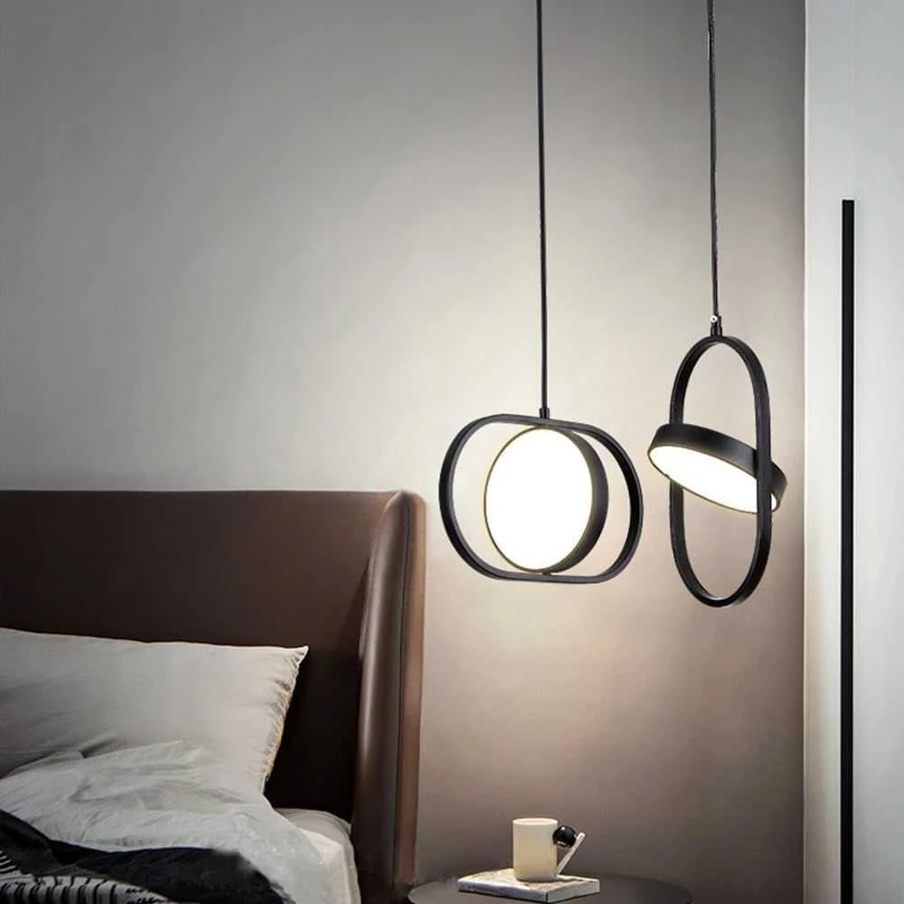 Pakabinamas šviestuvas Toolight šviestuvas LED APP1554-CP Juodas