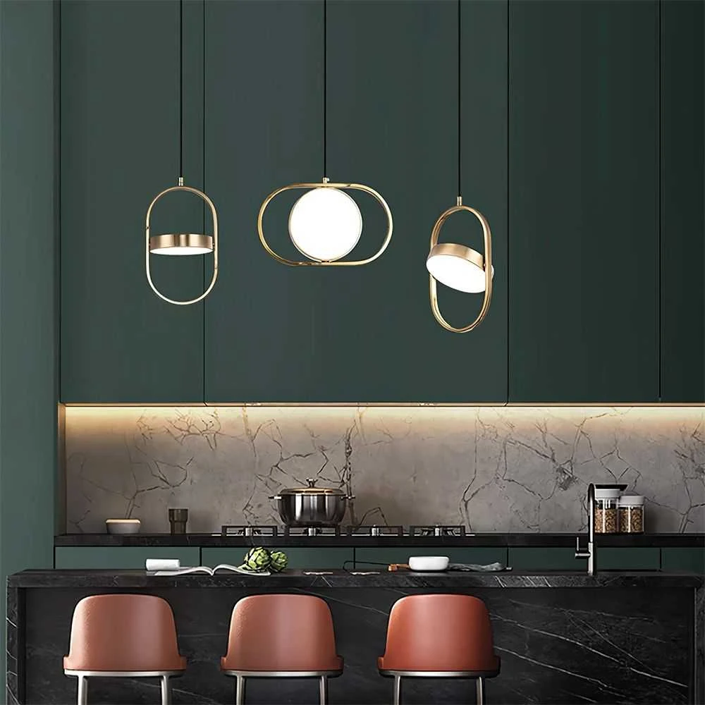 Pakabinamas šviestuvas Toolight šviestuvas LED APP1555-CP Gold