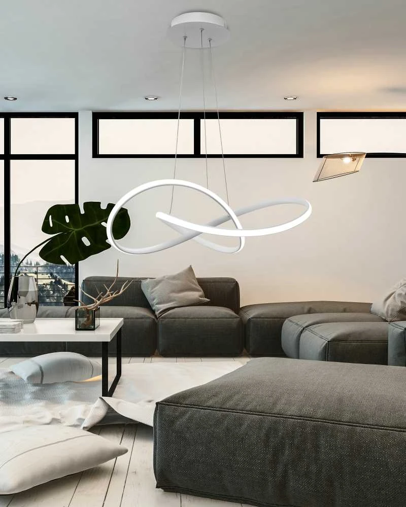 Pakabinamas šviestuvas Toolight šviestuvas LED APP396-CP Baltas