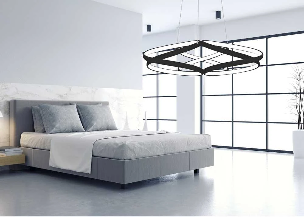 Pakabinamas šviestuvas Toolight šviestuvas LED APP793-CP Juodas FLAT