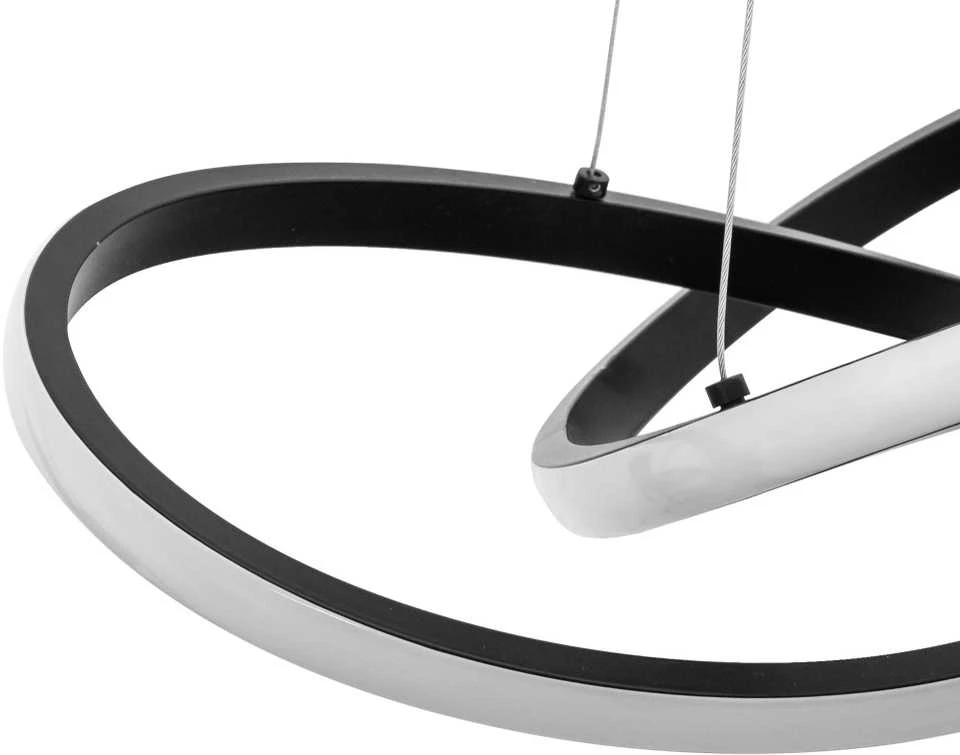 Pakabinamas šviestuvas Toolight šviestuvas LED APP793-CP Juodas FLAT