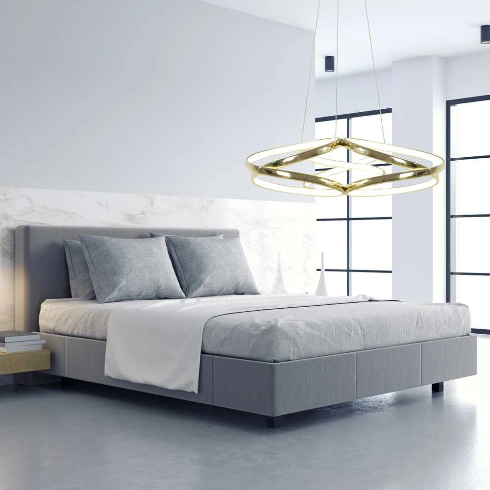 Pakabinamas šviestuvas Toolight šviestuvas LED APP794-CP Flat Gold