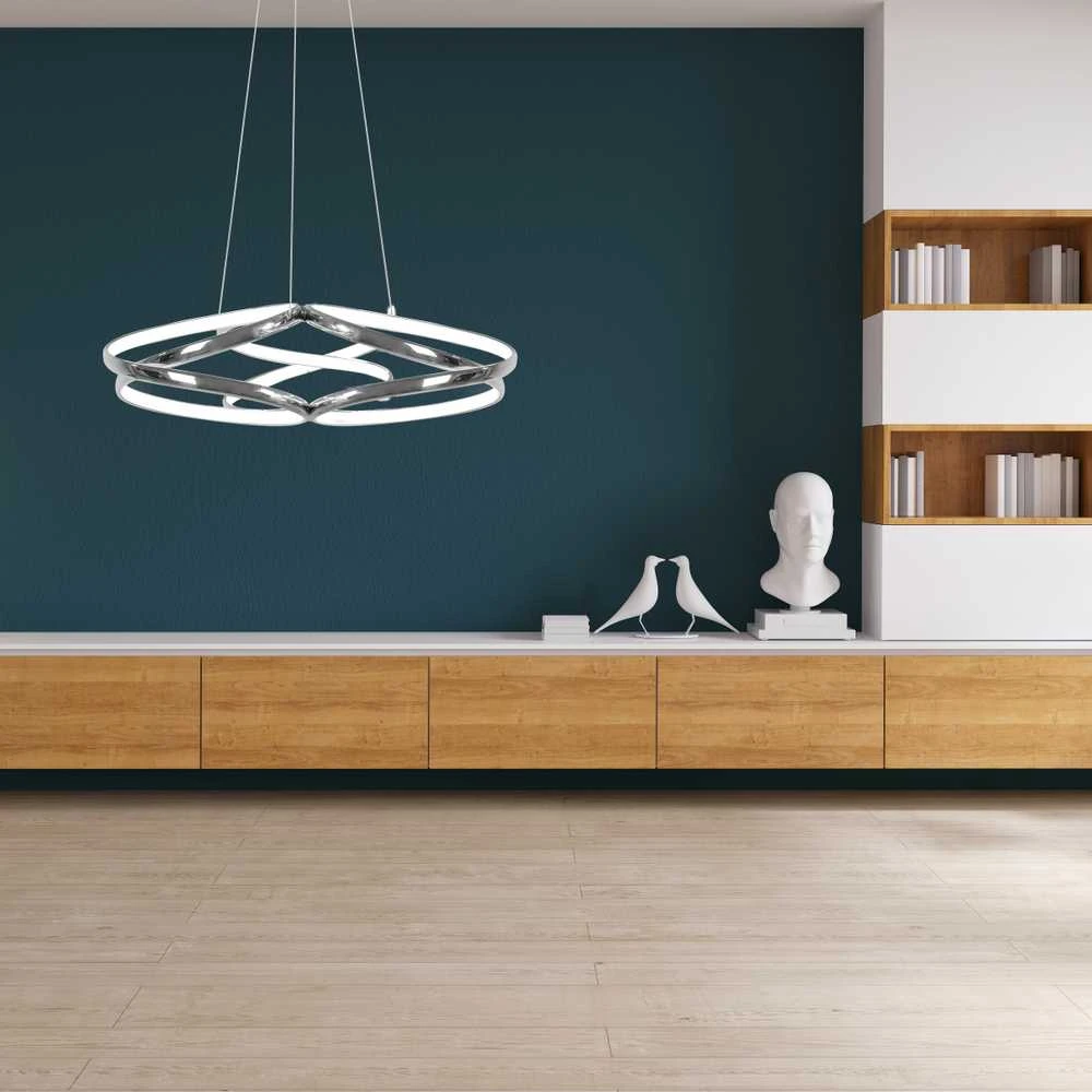 Pakabinamas šviestuvas Toolight šviestuvas LED APP795-CP Flat Chrom
