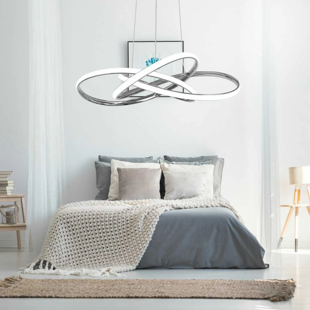 Pakabinamas šviestuvas Toolight šviestuvas LED APP816-CP Node Chrom