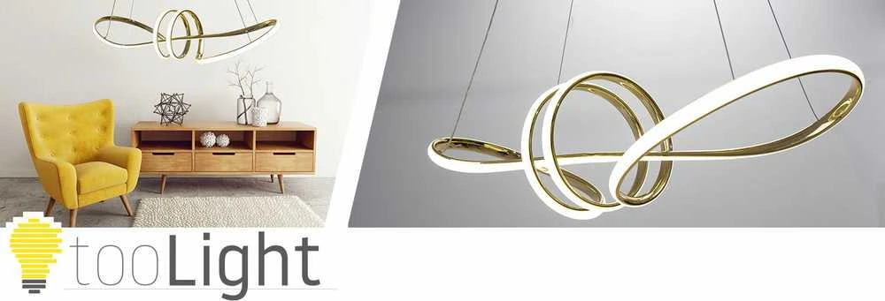 Pakabinamas šviestuvas Toolight šviestuvas LED APP824-CP Gold