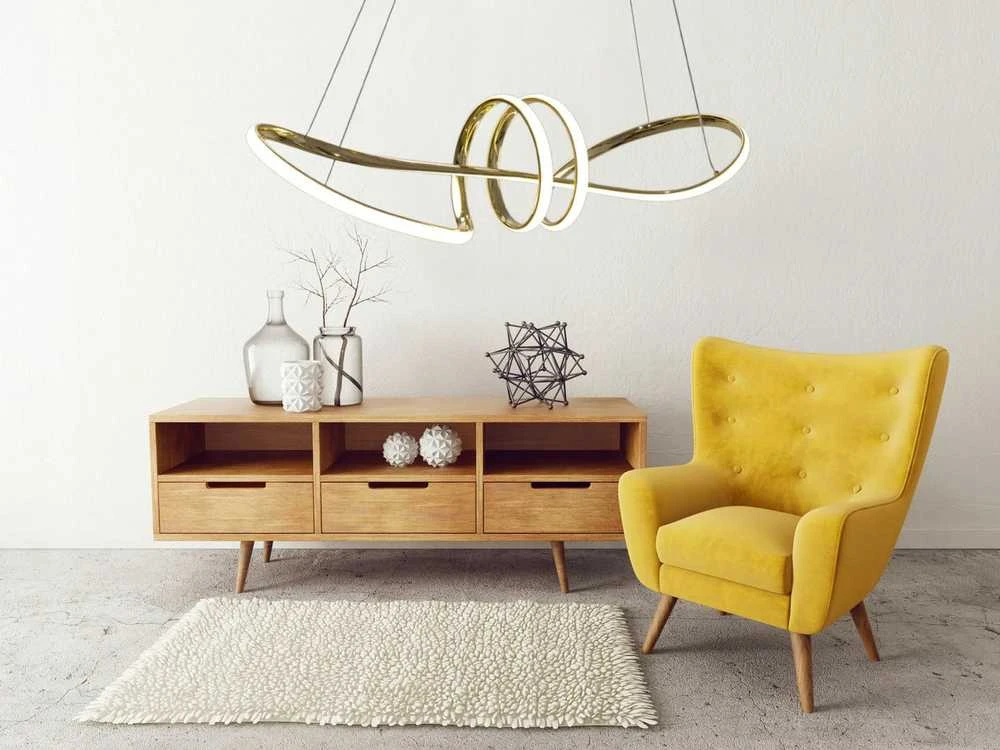 Pakabinamas šviestuvas Toolight šviestuvas LED APP824-CP Gold