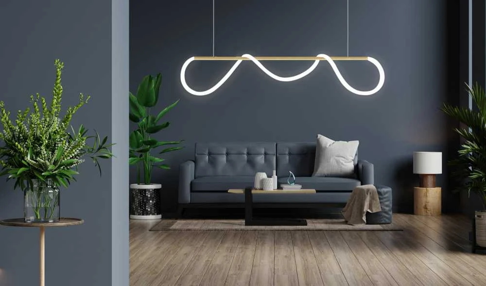 Pakabinamas šviestuvas Toolight šviestuvas LED APP854-CP Long Gold