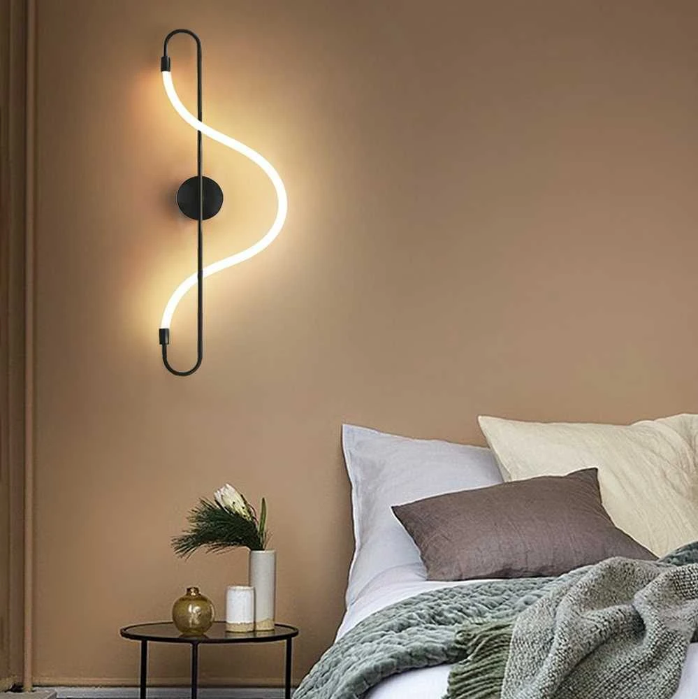 Sieninis šviestuvas Toolight šviestuvas LED APP857-W LONG Juodas