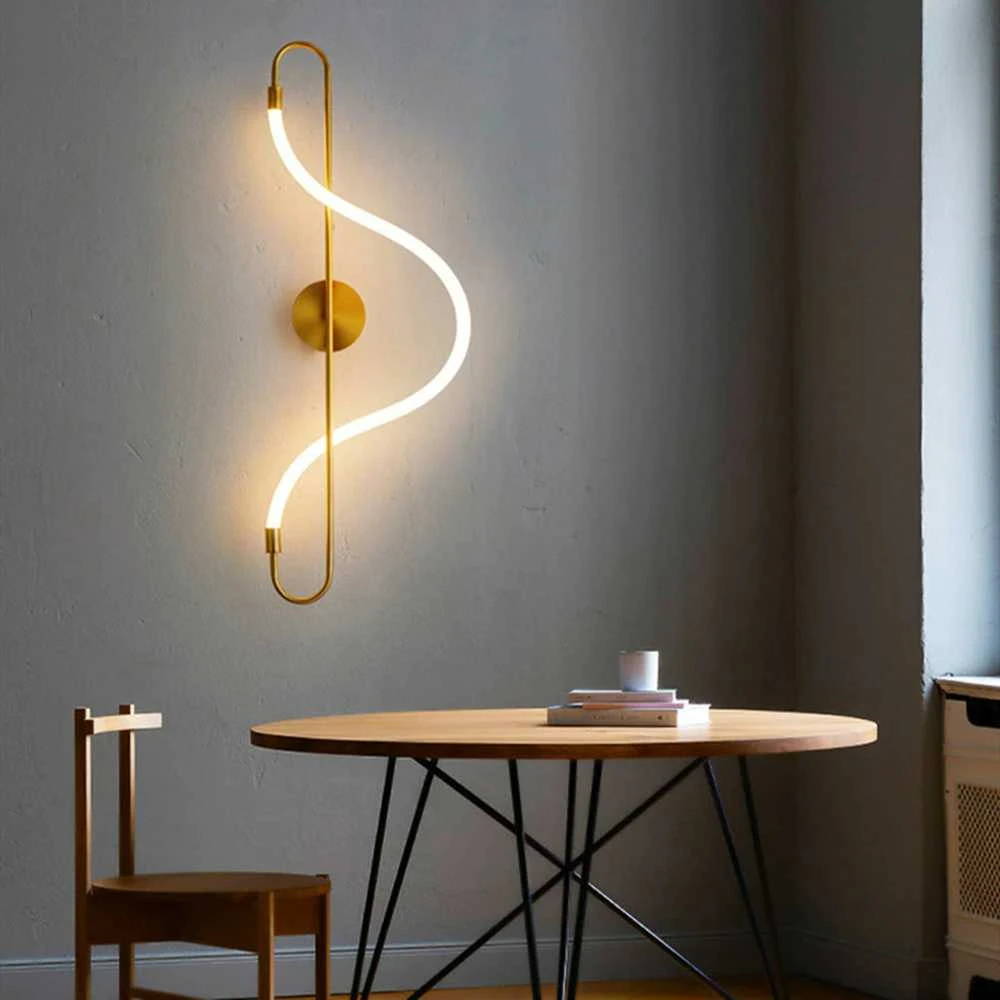 Sieninis šviestuvas Toolight šviestuvas LED APP858-W Long Gold