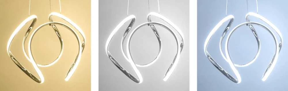 Pakabinamas šviestuvas Toolight Šviestuvas LED + nuotolinio valdymo pultas chrominis APP385-CP