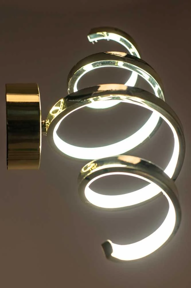 Sieninis šviestuvas Toolight Šviestuvas LED SPRING APP827-W GOLD