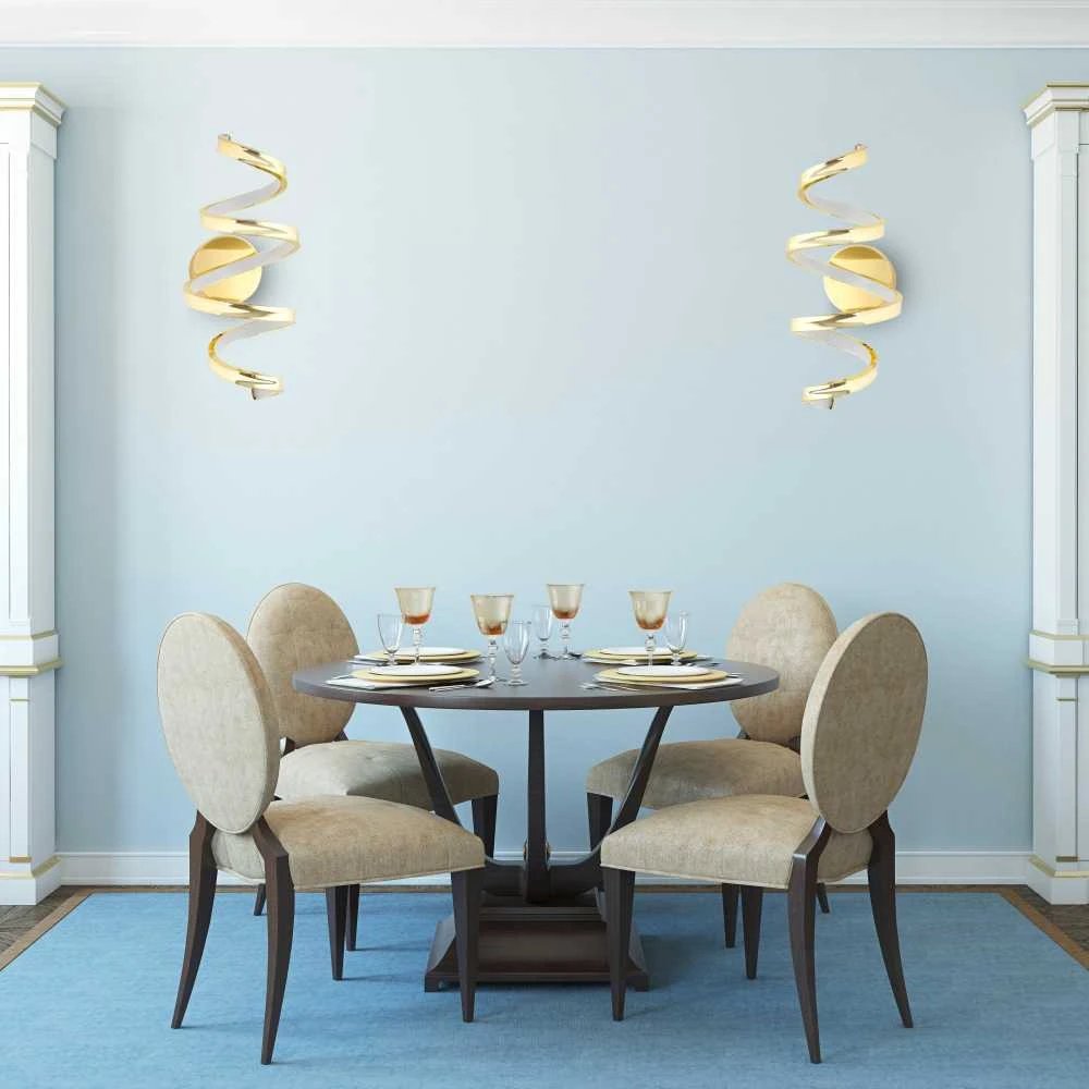 Sieninis šviestuvas Toolight Šviestuvas LED SPRING APP827-W GOLD