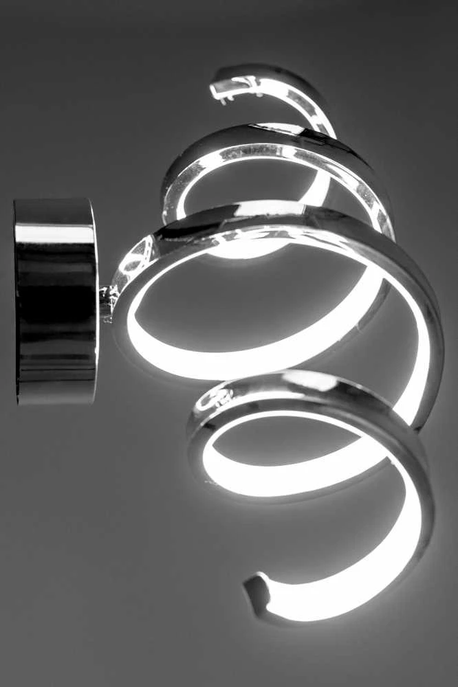 Sieninis šviestuvas Toolight Šviestuvas LED SPRING APP828-W CHROME