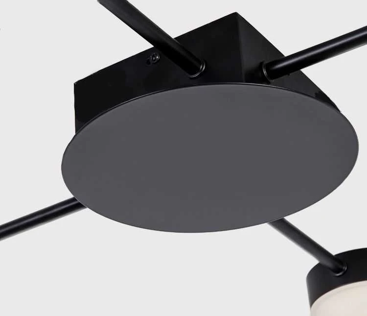Pakabinamas šviestuvas Toolight Šviestuvas lubinis 4-stipinų Juodas LED APP519-4C