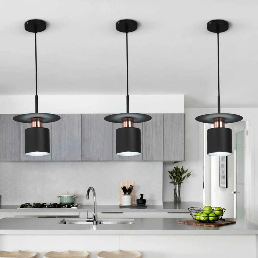 Pakabinamas šviestuvas Toolight Šviestuvas lubinis APP1145-1CP Juodas Rose Gold