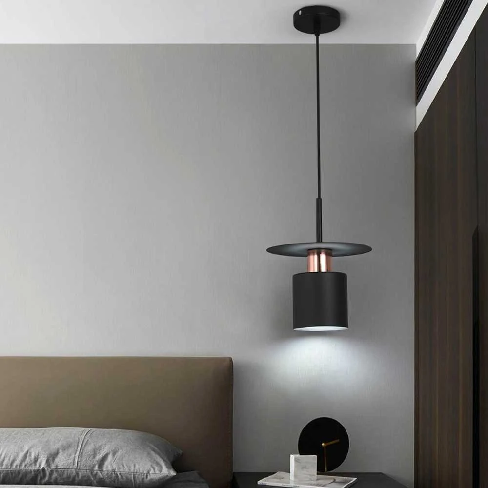 Pakabinamas šviestuvas Toolight Šviestuvas lubinis APP1145-1CP Juodas Rose Gold