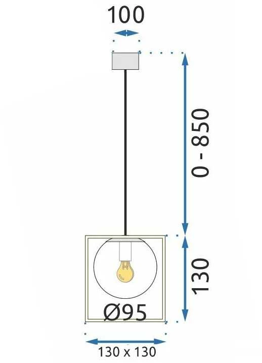 Lubinis šviestuvas Toolight Šviestuvas lubinis APP1165-1CP GOLD Baltas